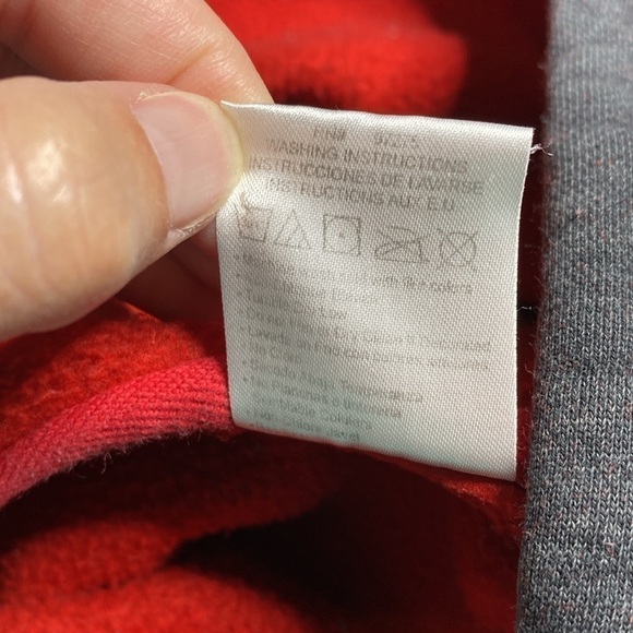 Vintage Fox Racing Grey Hooded Sweatshirt Size Medium - Picture 4 of 5